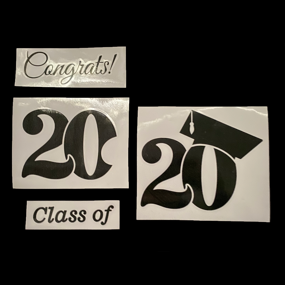 "Graduation 2020" Balloon With Balloon Stand - Balloominators