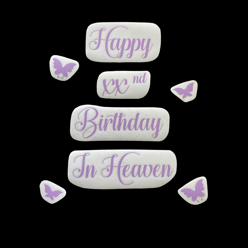 "Happy Birthday In Heaven" Balloon - Custom Memorial Balloon - Balloominators