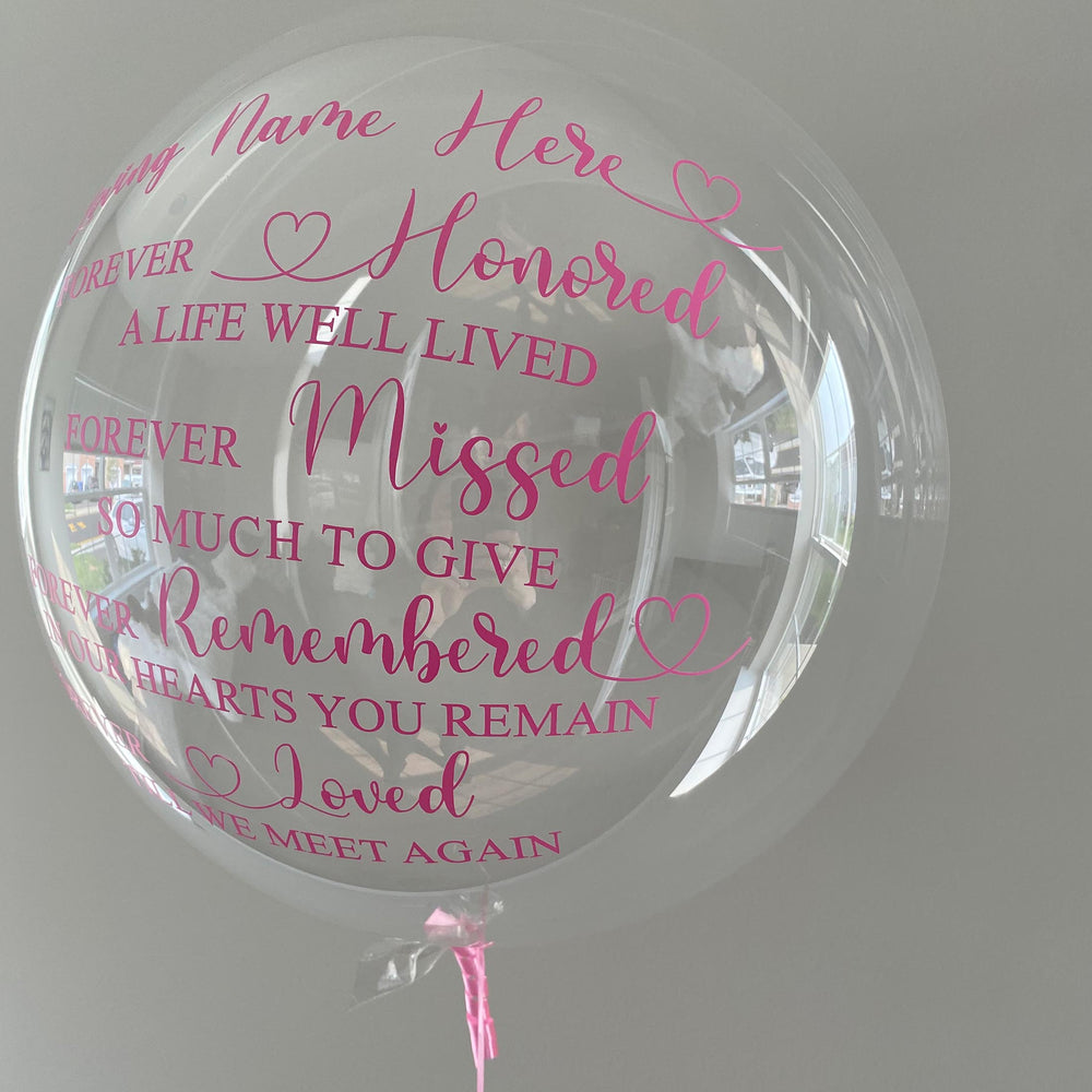 Memorial Balloon