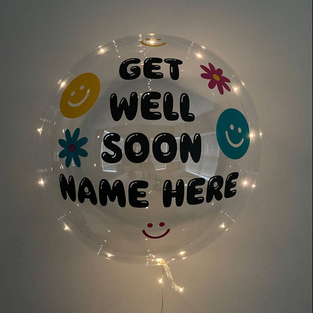 "Get Well Soon" Balloominator - Custom Get Well Soon Balloon - Balloominators