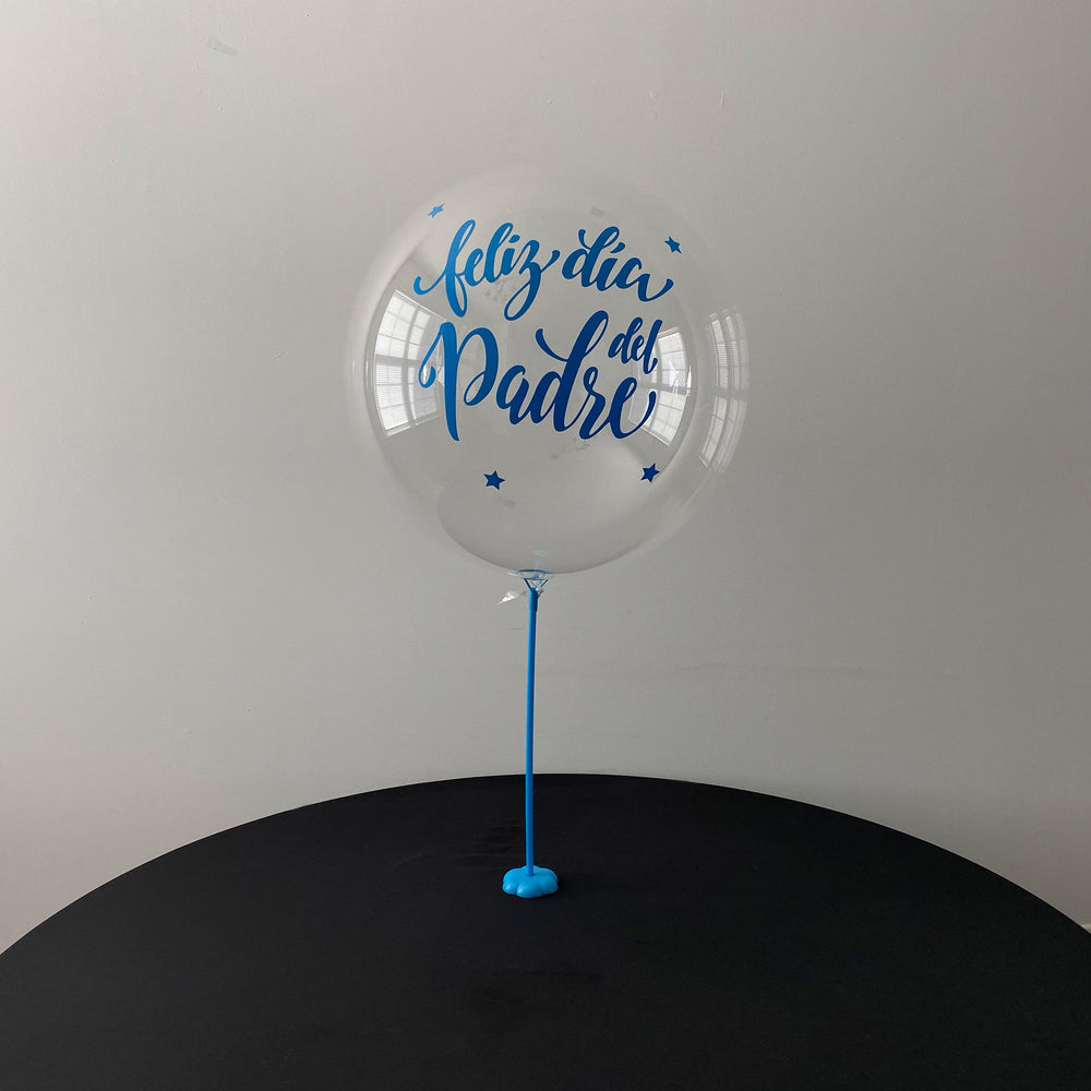 "Feliz dia del Padre" Balloon with Balloon Stand - Balloominators