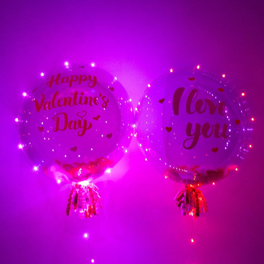 "Happy Valentine's Day" and "I love you" Balloominators - Balloominators